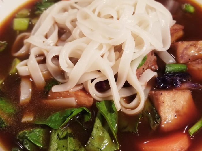 Vegetarian Pho with Crispy Tofu recipe