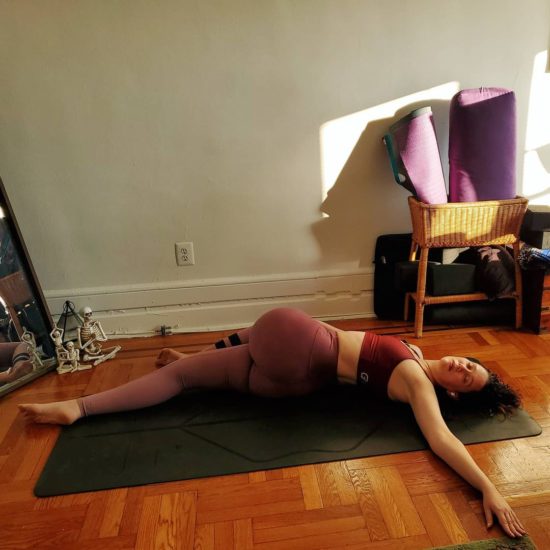 supine spinal twist yoga asana